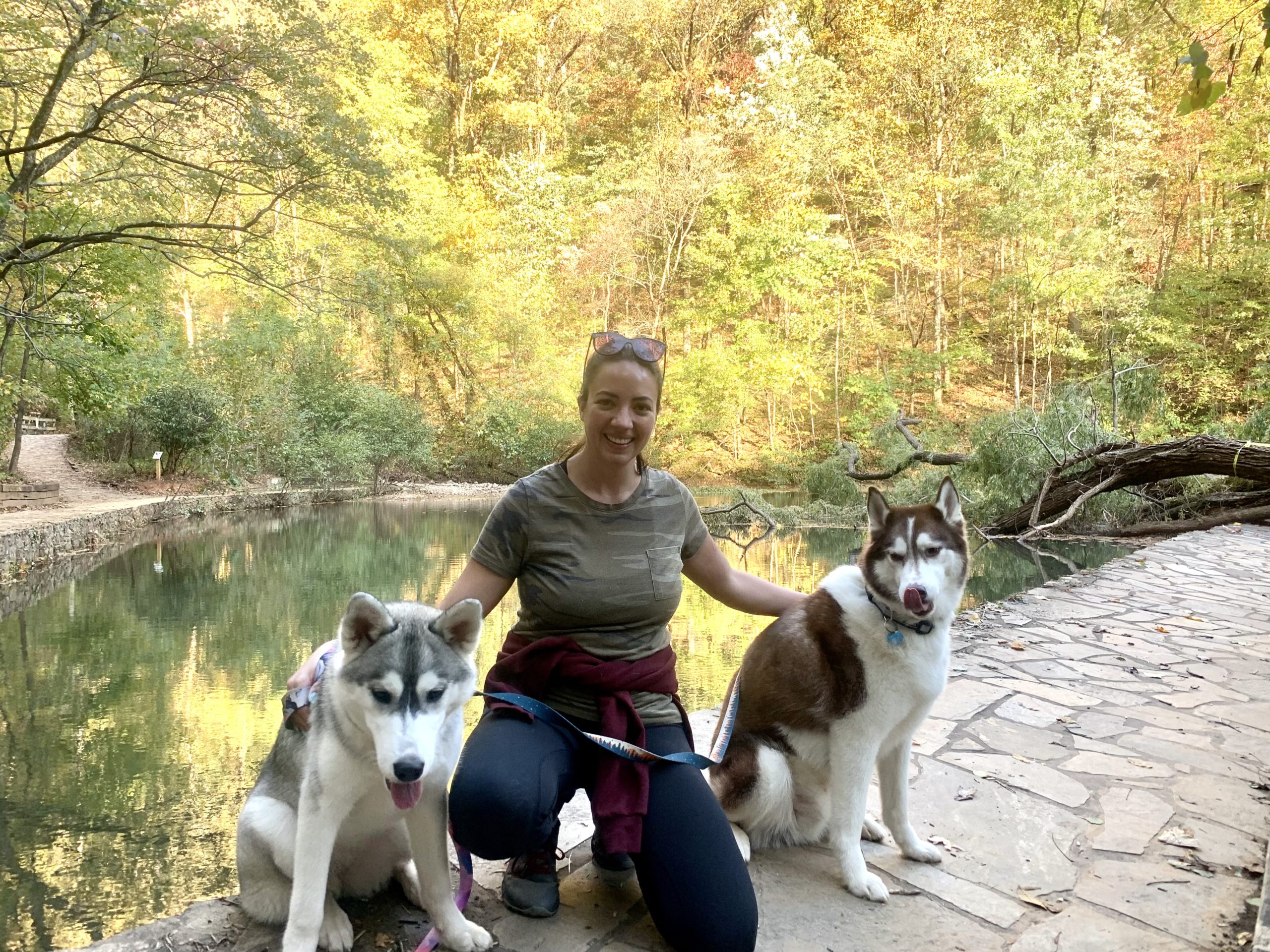 Liz and pups