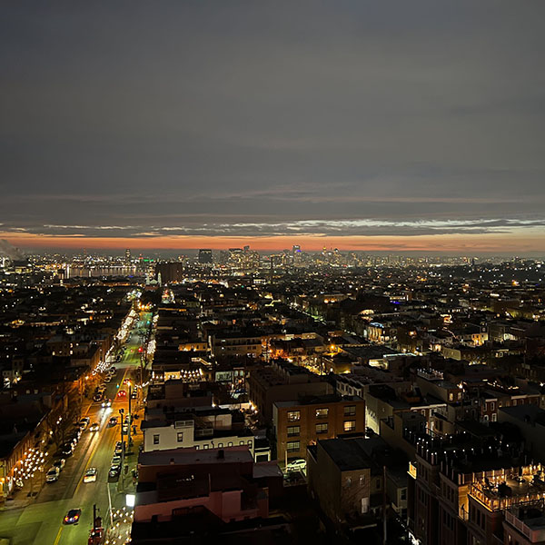 skyline night