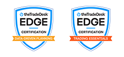 Data-Driven Planning and Trading Essentials Certification badges from The Trade Desk