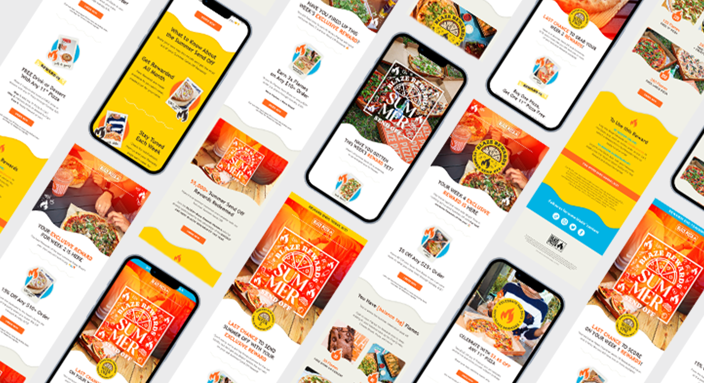 Blaze Pizza Email Artwork Preview
