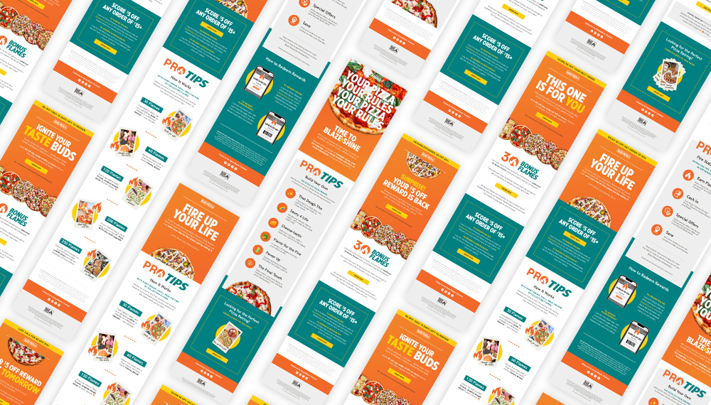 Blaze Pizza used digital design language to better engage their customers