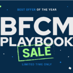 Black Friday Cyber Monday Playbook hero image with confetti