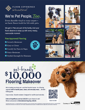 FCI Pet-Friendly Makeover Print Marketing Media Sample