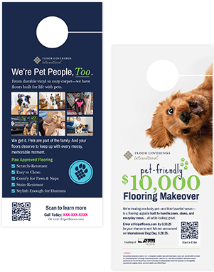 FCI Pet-Friendly Makeover Physical Marketing Materials Sample