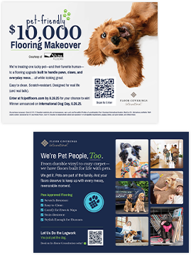 FCI Pet-Friendly Makeover Mailer Marketing Materials Sample 2