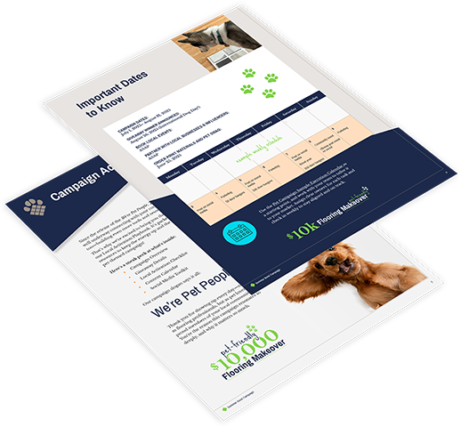 FCI Pet-Friendly Makeover Print Marketing Materials Sample