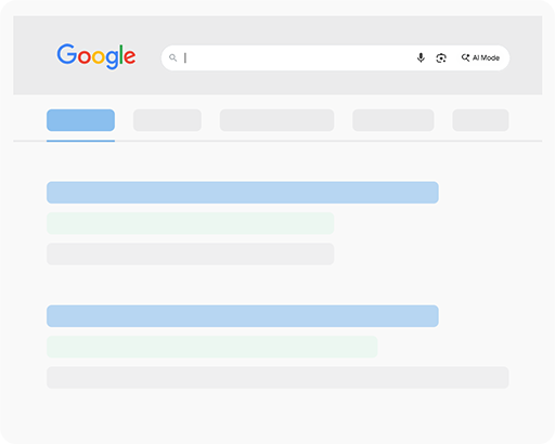 Google Search Results Motif